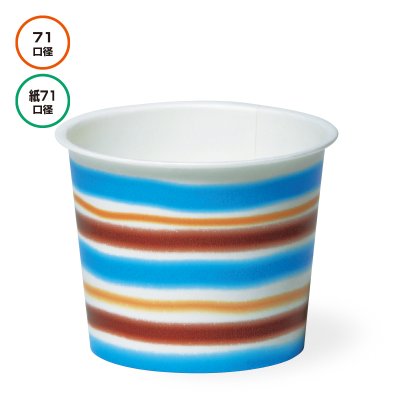 東罐興業 トーカン 使い捨て 紙容器 PC-30F 白ムジ 両面PE ケース販売 1800個 業務用 65ml 日本製